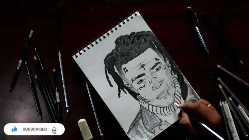 how to draw XXXtentacion