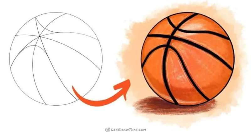 Basketball_-More-Than-Just-Circles How To Draw A Basketball: Tutorials To Learn From