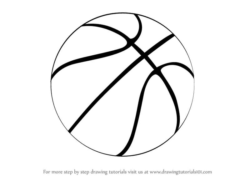 Crafting-the-Courts-Star-in-Eight How To Draw A Basketball: Tutorials To Learn From
