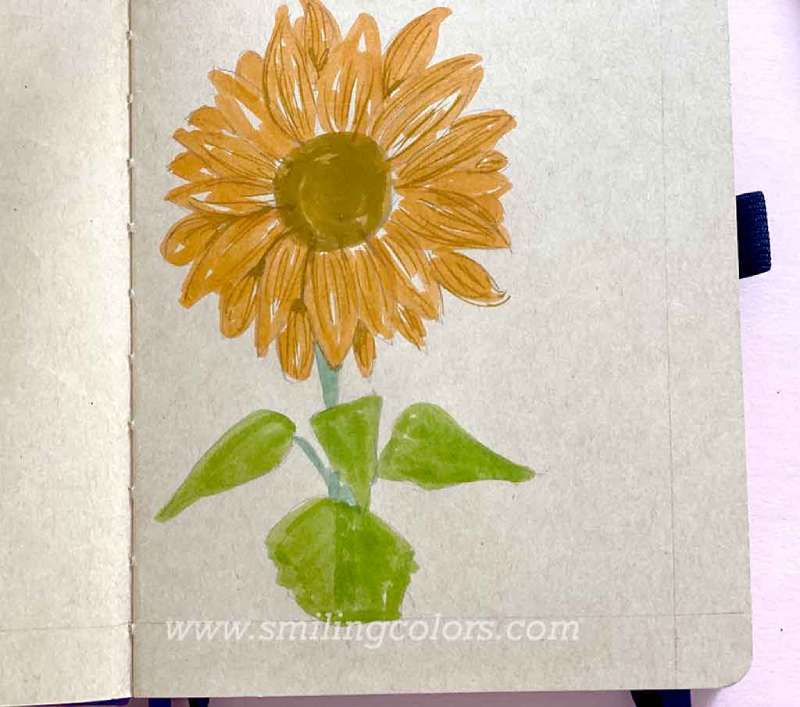 Easy-Peasy-Sunflower-Sketching How To Draw A Sunflower: Tutorials To Learn From
