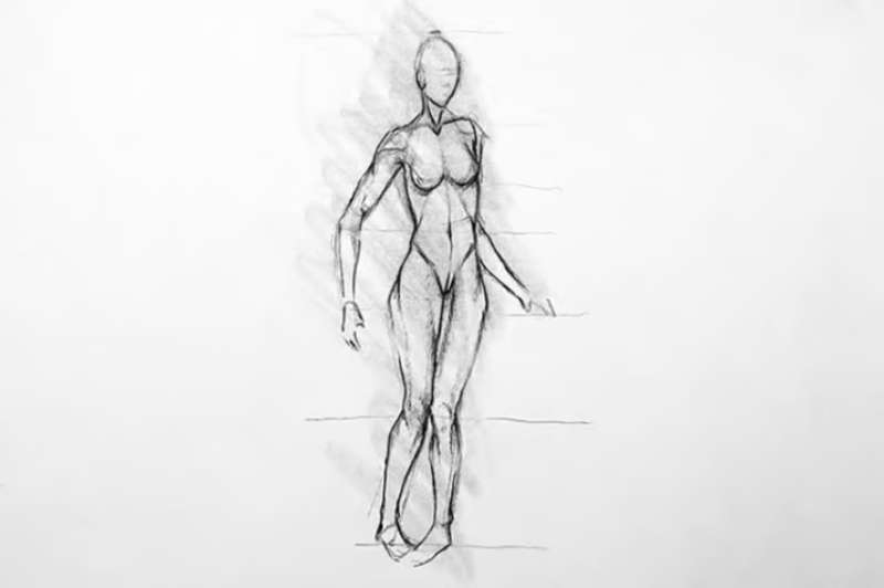 Full body sketch 🚶🏻‍♀️ | Beginner Artist Amino
