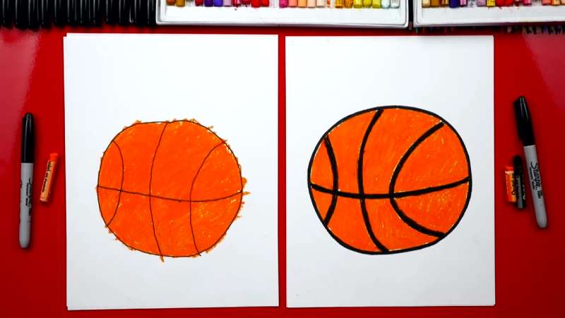Tiny-Hoopers-Art-Class How To Draw A Basketball: Tutorials To Learn From