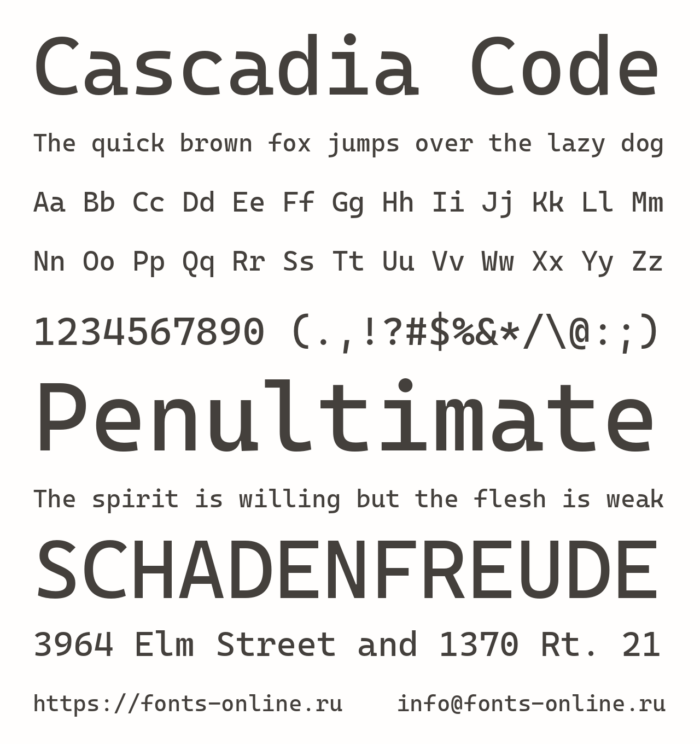 Cascadia Code