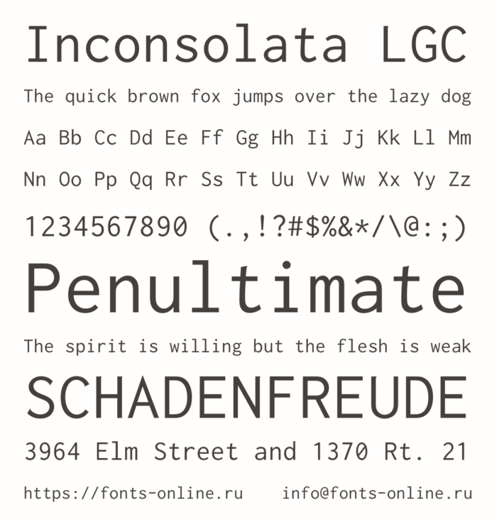 Inconsolata