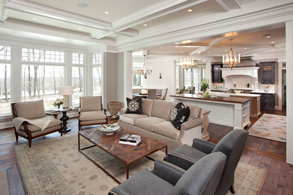 Living Room Interior Design Ideas 65, How To Decorate A Big Open Living Room