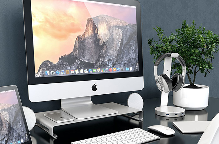 Satechi-Aluminum-Universal-Unibody-Monitor-Stand Amazing Gadgets To Check Out (36 Useful and Interesting Ones)