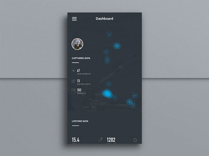 DASHBOARD Mobile Dashboard Design Examples for Android and iOS