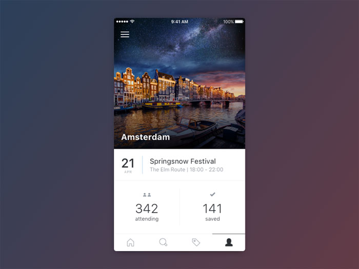 artboard 44 Mobile Tab Design Examples To Inspire Your User Interfaces