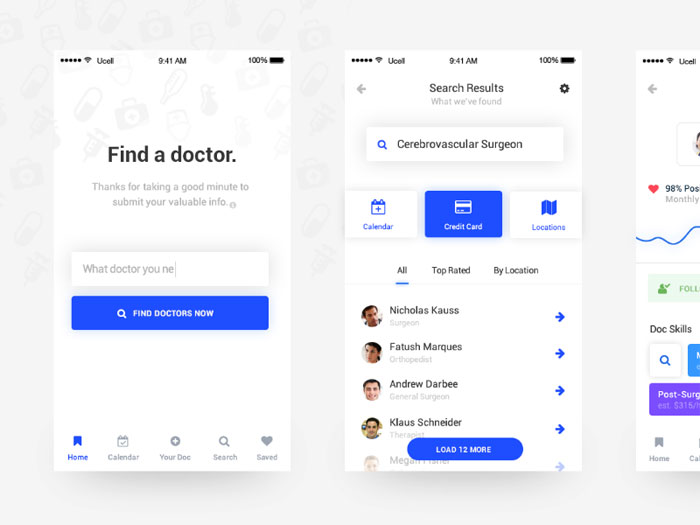 search-your-doctor-large 44 Mobile Tab Design Examples To Inspire Your User Interfaces