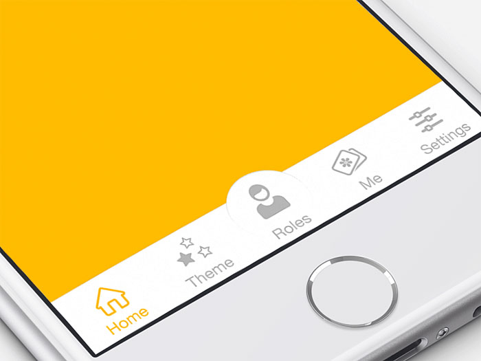 tab-bar-icons-iphone-ramoti 44 Mobile Tab Design Examples To Inspire Your User Interfaces