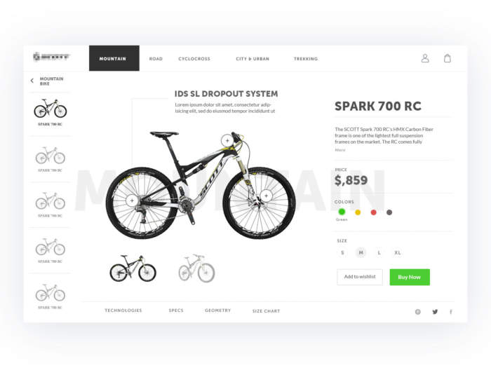 Bike-Product-Page-Concept-700x525 How to improve your conversion rate