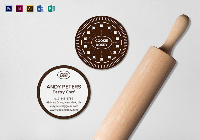 Circle-Business-Card-Template Best Business Card Designs - 300 Cool Examples and Ideas