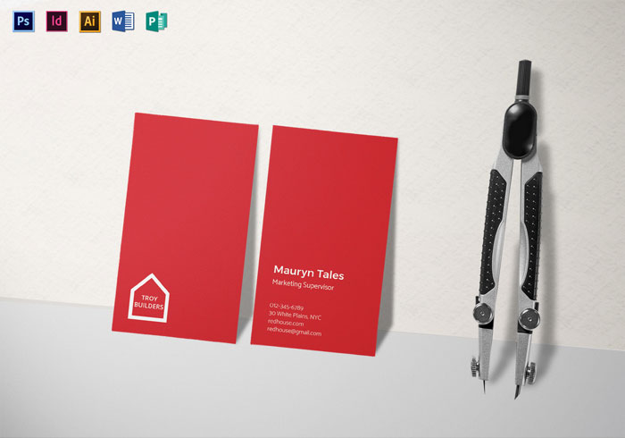 Red-Business-Card-Template Best Business Card Designs - 300 Cool Examples and Ideas