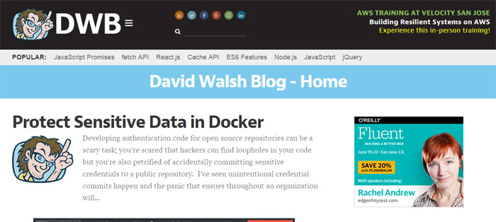 David-Walsh-Blog 22 Web Development Blogs You Should Be Reading