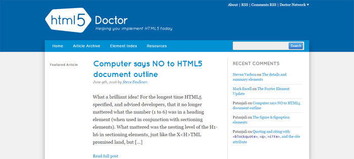 HTML5-Doctor-helping-you-i 22 Web Development Blogs You Should Be Reading