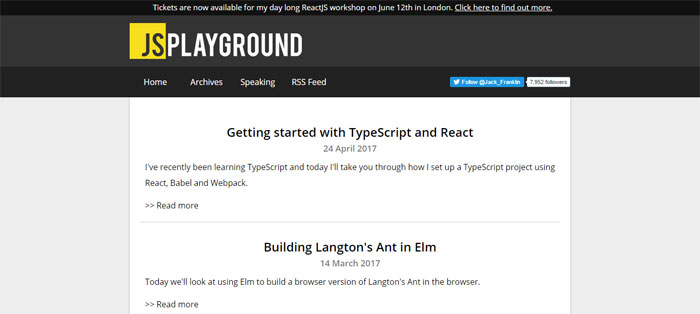JavaScript-Playground 22 Web Development Blogs You Should Be Reading