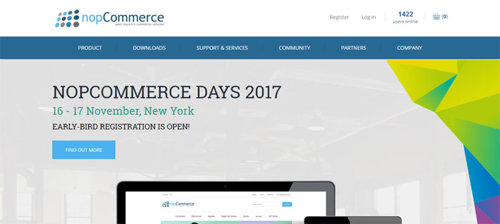 NopCommerce Best ecommerce software to build an online shop