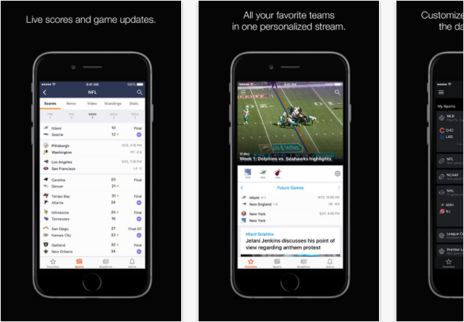 Best Sports Apps for iPhone - Web Development & Designing
