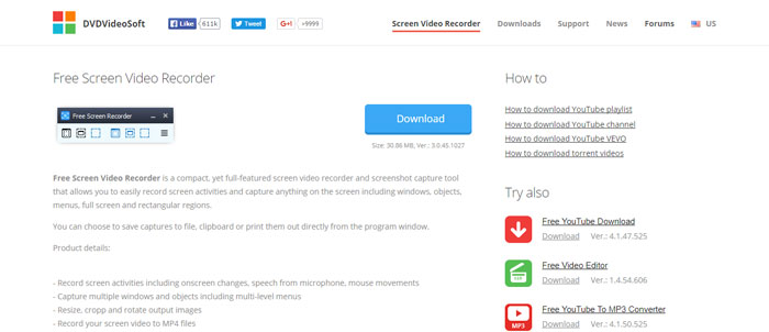 DVD-VideoSoft’s-Free-Screen 17 of The Best Free Screen Recorder Software
