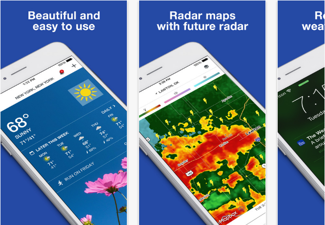 The-Weather-Channel Best iPhone Weather Apps With Accurate Forecast