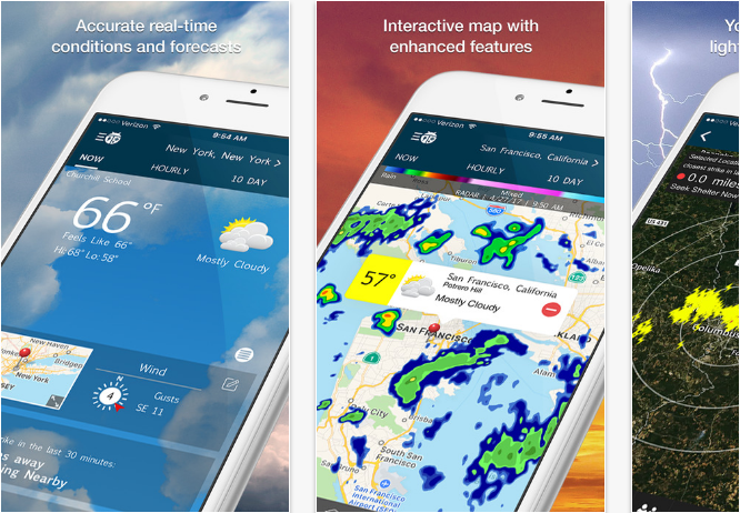 WeatherBug Best iPhone Weather Apps With Accurate Forecast