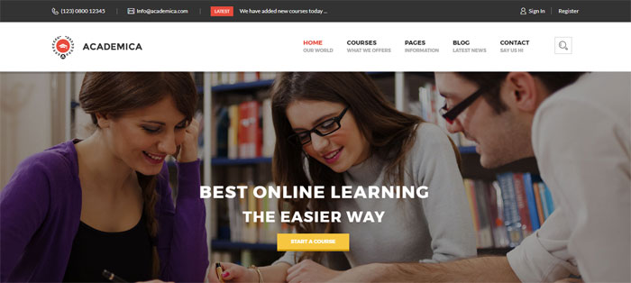 Academica WordPress Themes for Schools, Colleges, Kindergartens and more
