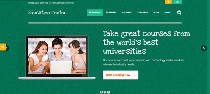 Education-Center WordPress Themes for Schools, Colleges, Kindergartens and more