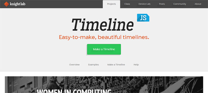 Timeline-JS 25 Data Visualization Tools To Visualize Information