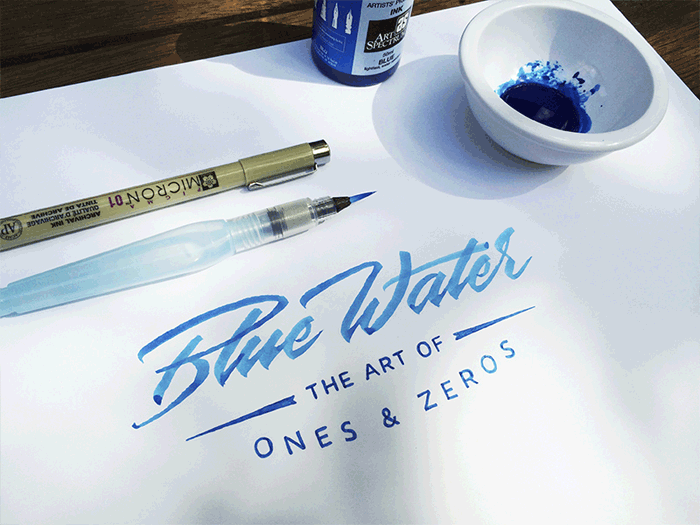 blue-water Calligraphy for beginners (Guide on learning calligraphy)