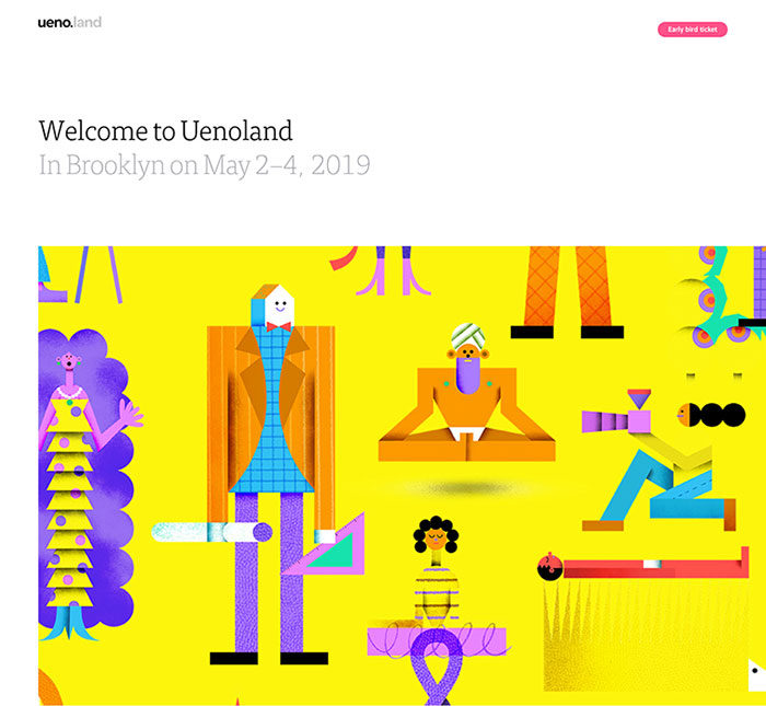 uenoland-700x645 Awesome Websites Designs To Check Out Today