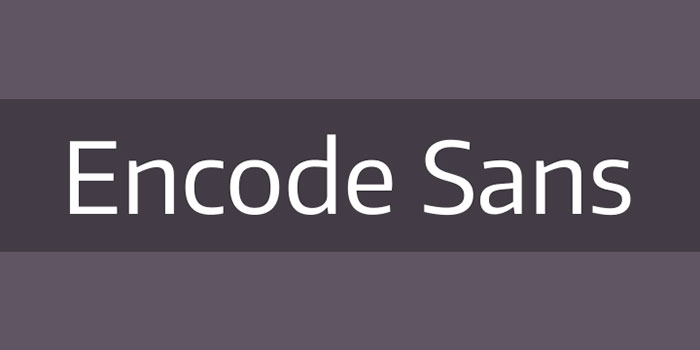 Encode-Sans 100 Cool Fonts to Make Your Designs Stand Out