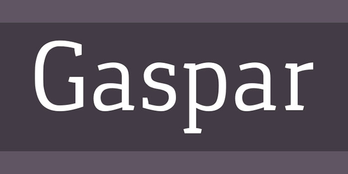 Gaspar 100 Cool Fonts to Make Your Designs Stand Out