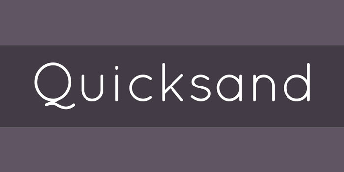 Quicksand 100 Cool Fonts to Make Your Designs Stand Out