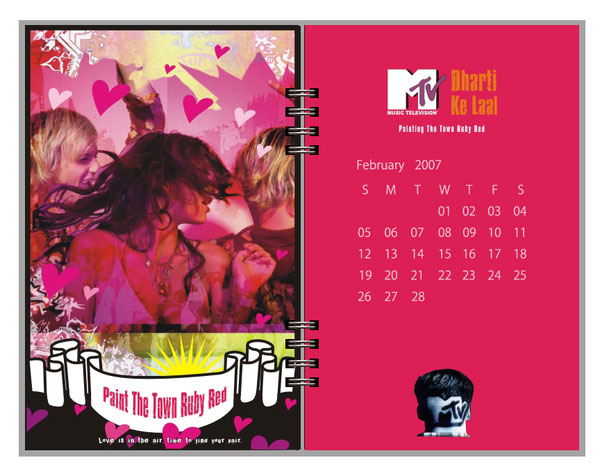 MTV-Calendar Calendar Design Inspiration and tips To Design Your Own