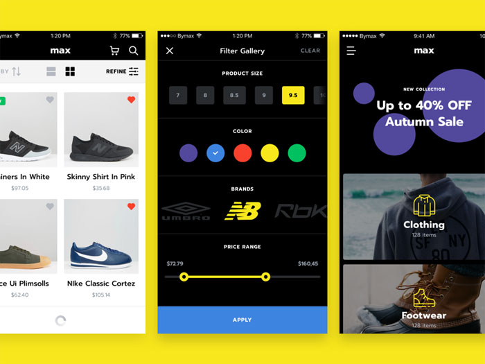 e-store-large Search In Mobile User Interfaces: 42 Search Bar Design Examples