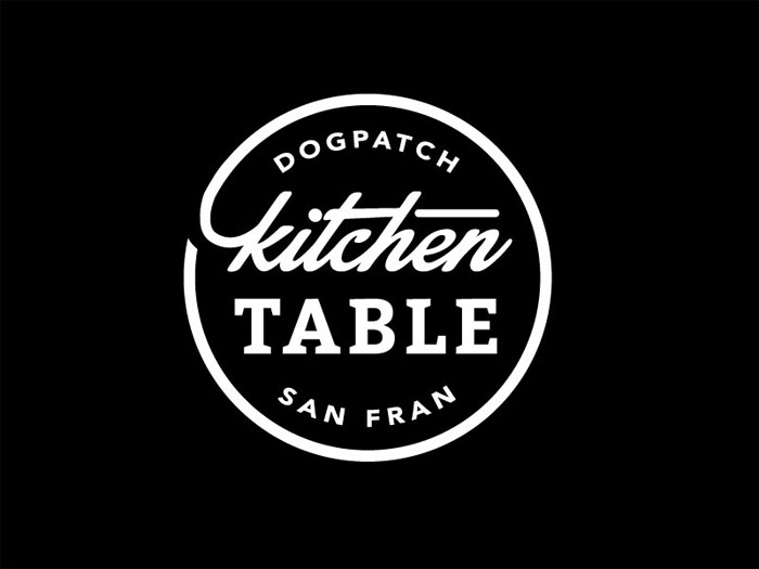 kitchen_table_seal_logo 24 Restaurant Logos To Use As Inspiration