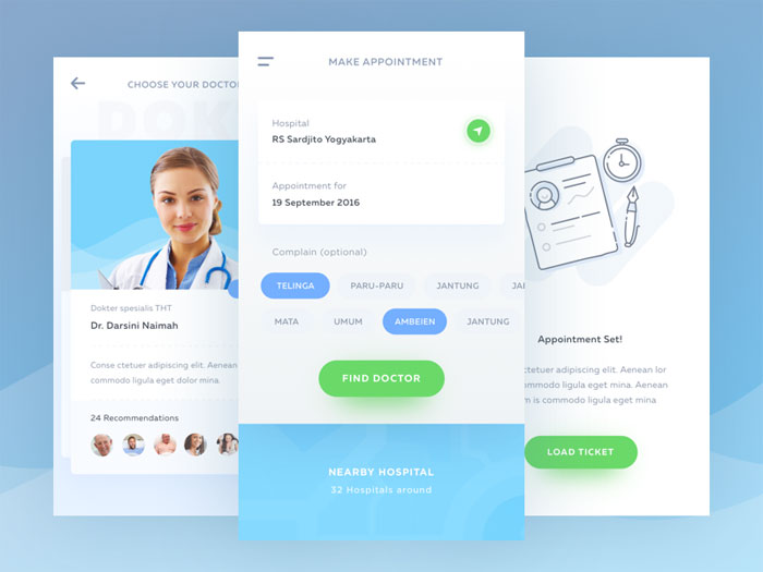medical-app-exploration-lar Search In Mobile User Interfaces: 42 Search Bar Design Examples