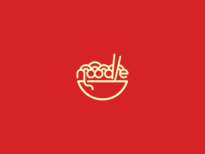 noodle-01 24 Restaurant Logos To Use As Inspiration