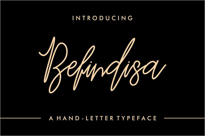 Befindisa Cool Signature Font Examples (Pick The Best Autograph Font)