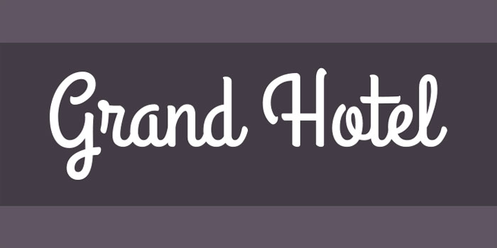 Grand-Hotel Cool Signature Font Examples (Pick The Best Autograph Font)