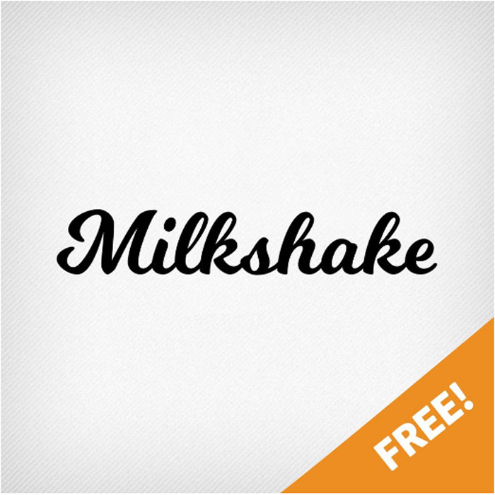 Milkshake Cool Signature Font Examples (Pick The Best Autograph Font)