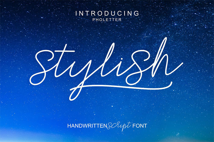 Stylish-Script Cool Signature Font Examples (Pick The Best Autograph Font)