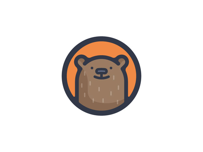 bear_icon Badge Logo Design Ideas To Use As Inspiration