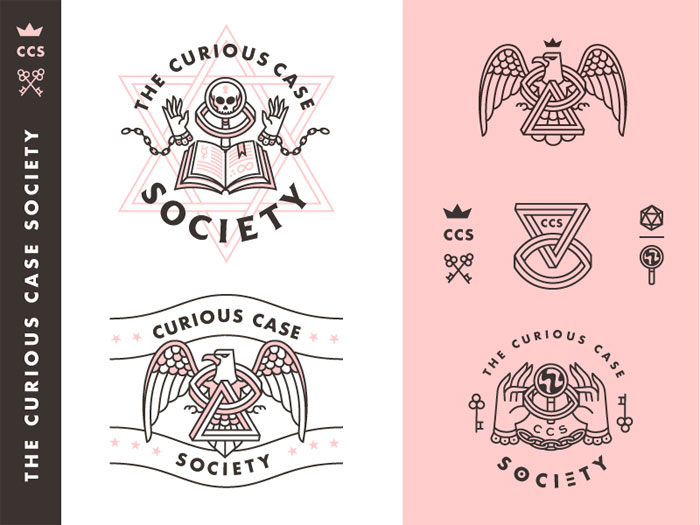 curious-case-stuff-2 Badge Logo Design Ideas To Use As Inspiration