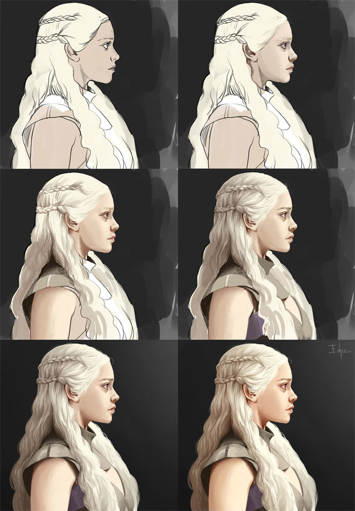 daenerys___digital_painting Everything about Digital Painting, Concept Art, Techniques, Tips, & Tutorials
