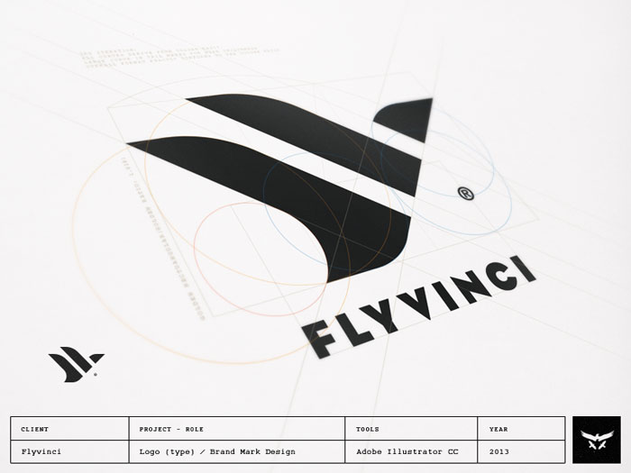 flyvinci-monogram-mark Monogram Logos: 22 Awesome Examples