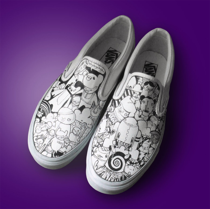 custom_white_vans_by_theher-1 Custom Shoe Design Ideas Created By Designers