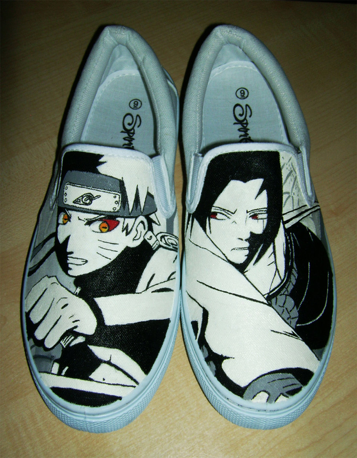 naruto_vs_sasuke_custom_pai-1 Custom Shoe Design Ideas Created By Designers