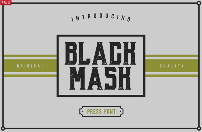 BLACK-MASK 90 FREE Retro and Vintage Fonts To Download