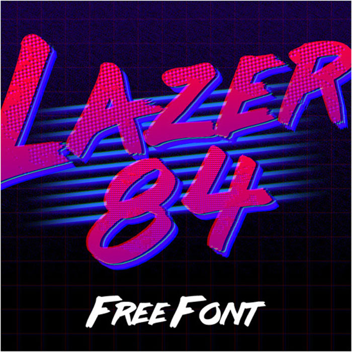 Lazer-84 90 FREE Retro and Vintage Fonts To Download